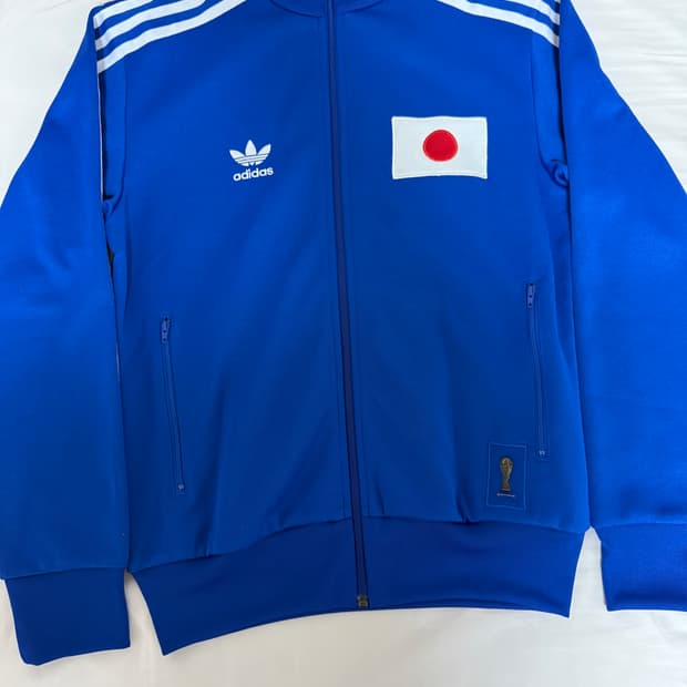 아디다스 일본 국대 2006년 독일 월드컵 기념 트랙탑 져지 블루