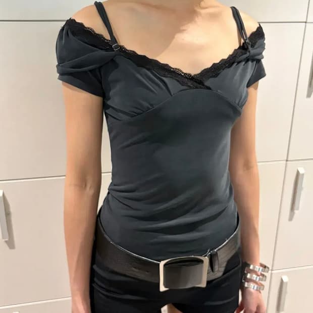 2000아카이브스 REYA LACE TOP