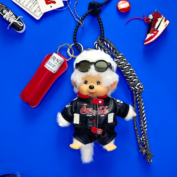 스트릿 레이서 몬치치 커스텀키링 (립밤 포함 세트)