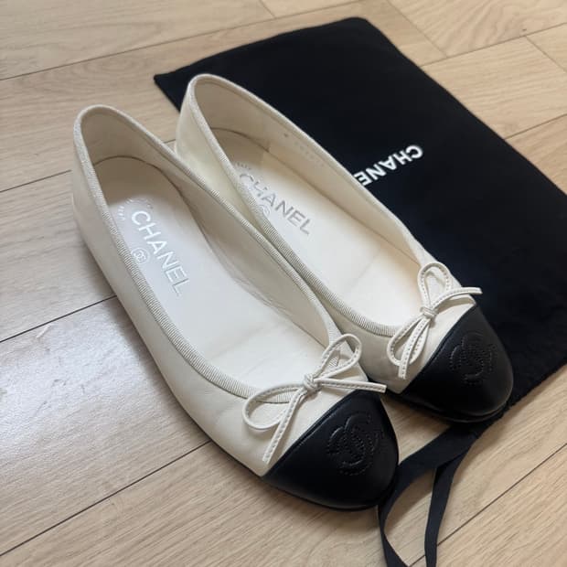 샤넬 발레리나 플랫슈즈 35.5