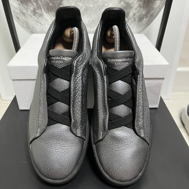 정품 6) 에르메네질도 제냐 트리플 스티치 스니커즈 255~260