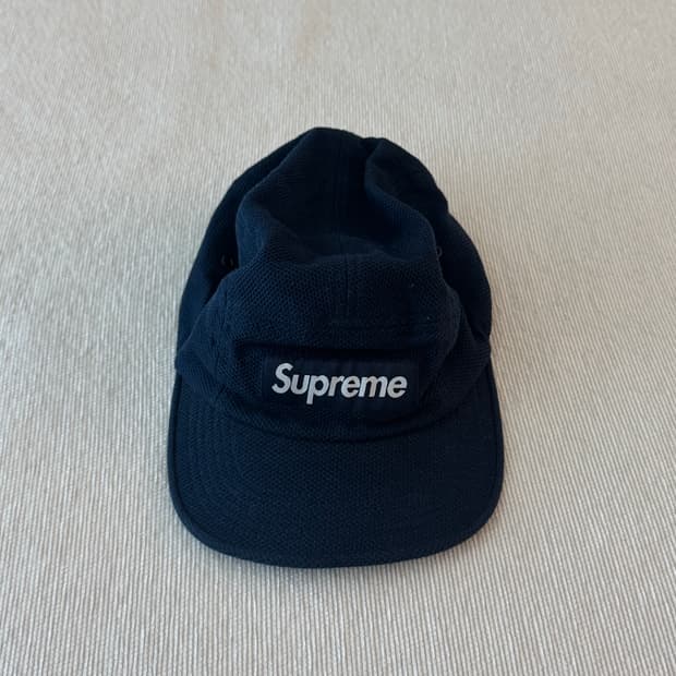 Supreme 캠프캡 네이비 (Made in U.S.A.)