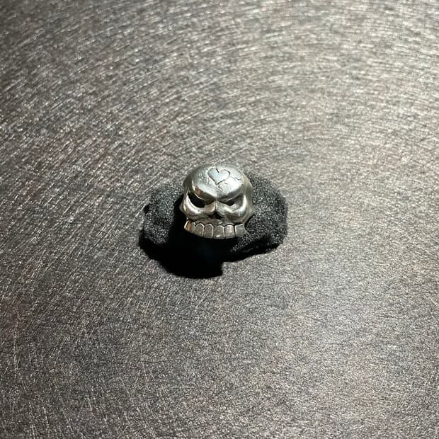 925silver skull ring