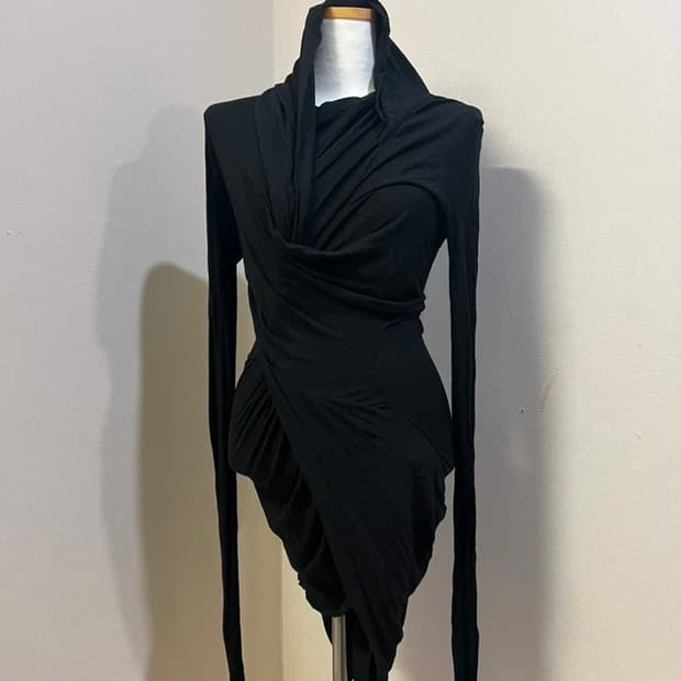 릭오웬스 드레이프 저지 탑