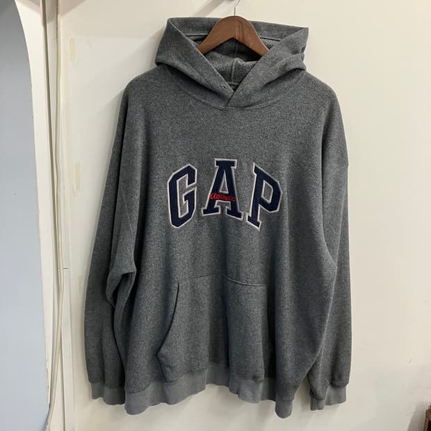 N44 올드 갭 플리스 후드티
