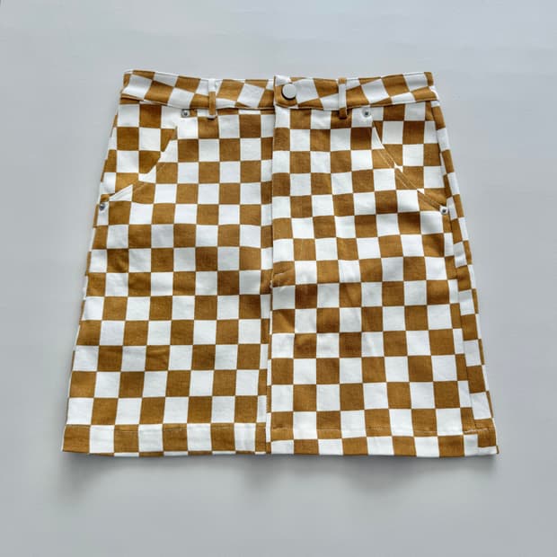 Re:named 체크 치마