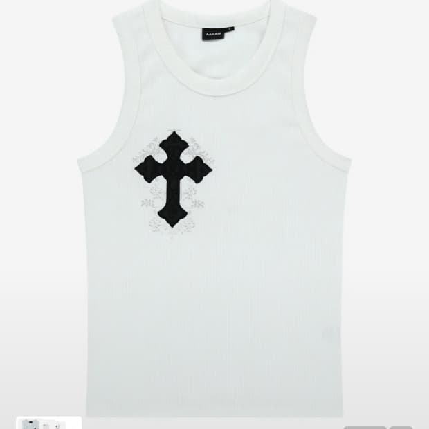 AAkam cros2 sleeveless 아캄 크로스 슬리브리스 나시 탑