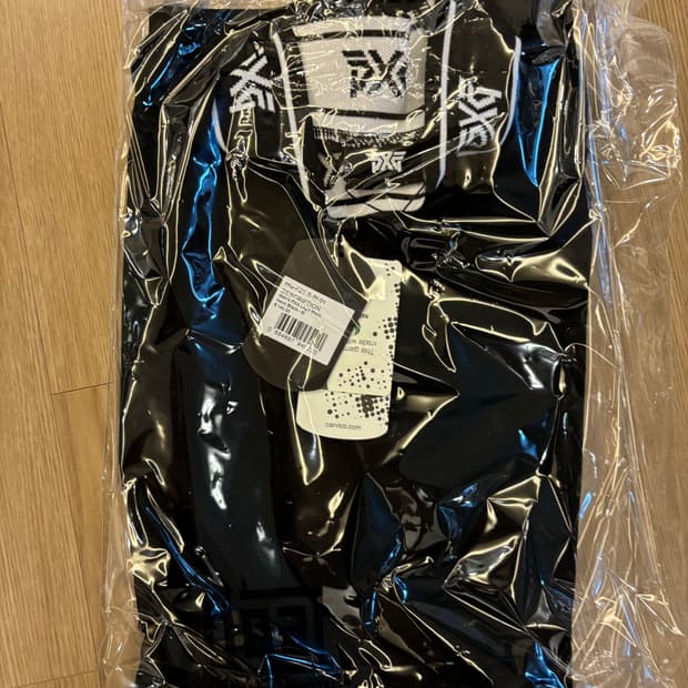 PXG 남성용 로고 모크 넥 블랙 M 새상품