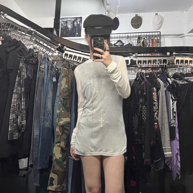 프린팅 롱슬리브