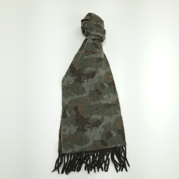 MX162 폴로 랄프로렌 카모 램스울 목도리 머플러