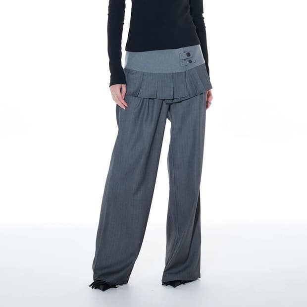 라티젠 L14 PLEATS WRAP SET GRAY