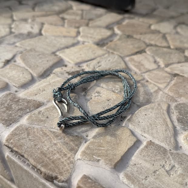 Vintage blue Cord Bracelet