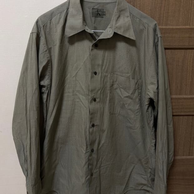 캘빈클라인 체크셔츠