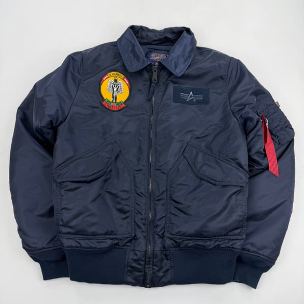 알파인더스트리 미공군 cwu-45/p 자켓 네이비