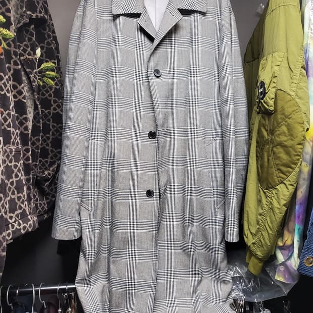 오버핏 킨록앤더슨 체크코트