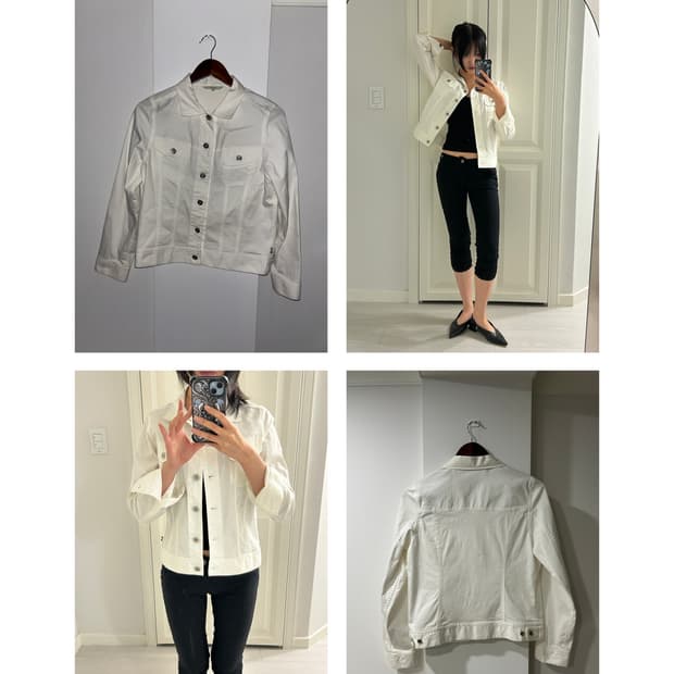 White Trucker Jacket / 빈티지 트러커 자켓
