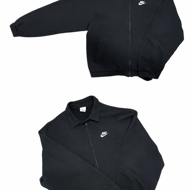 나이키 블랙 집업 자켓