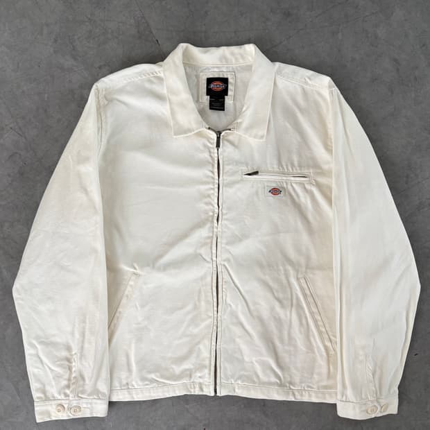 Dickies 디키즈 아이젠하워 화이트 자켓