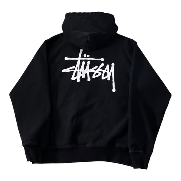 100 스투시 베이직 후드티