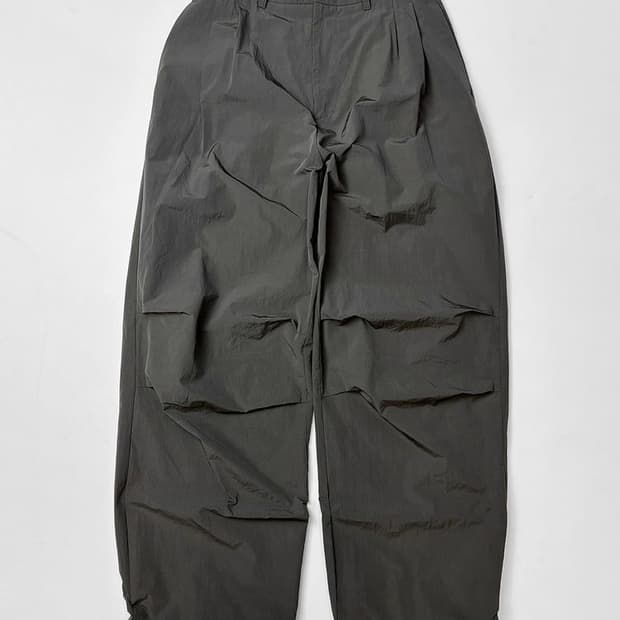 인스펙터 INSPECTOR 나일론 투턱 와이드 팬츠 PN5218