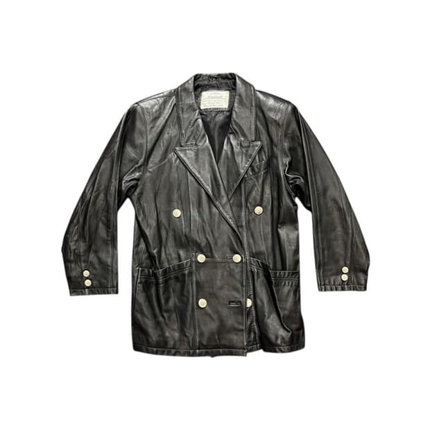 DOUBLE LEATHER COAT