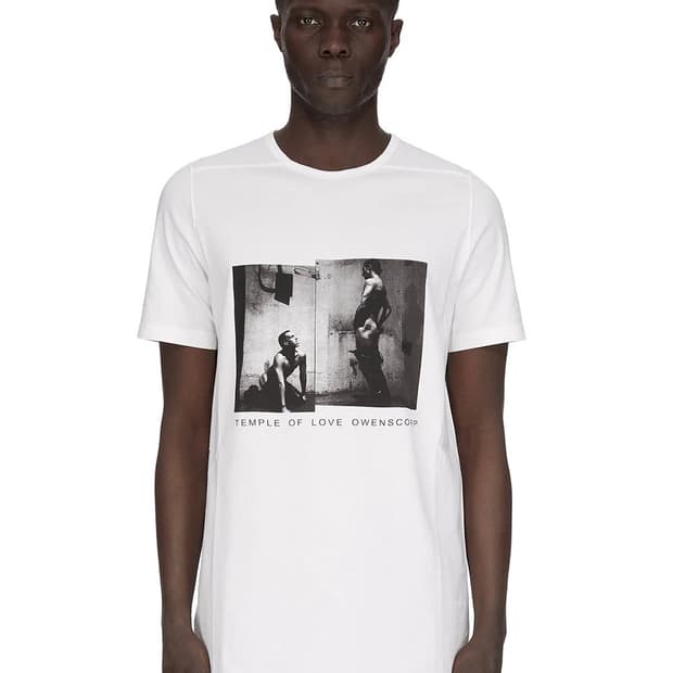 [S,M,L,XL]릭오웬스 다크쉐도우 레벨 티셔츠/화이트