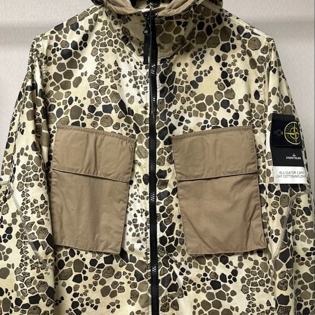 스톤아일랜드 엘리게이터 카모 셋업 18ss M(100-105)