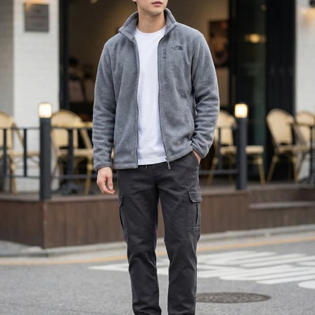 노스페이스 베이직 후리스 자켓