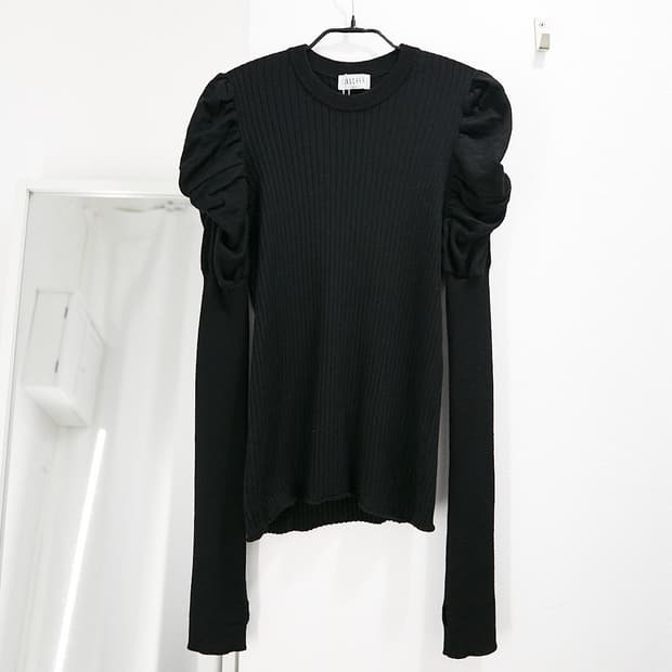 Puff Shoulder Sweater