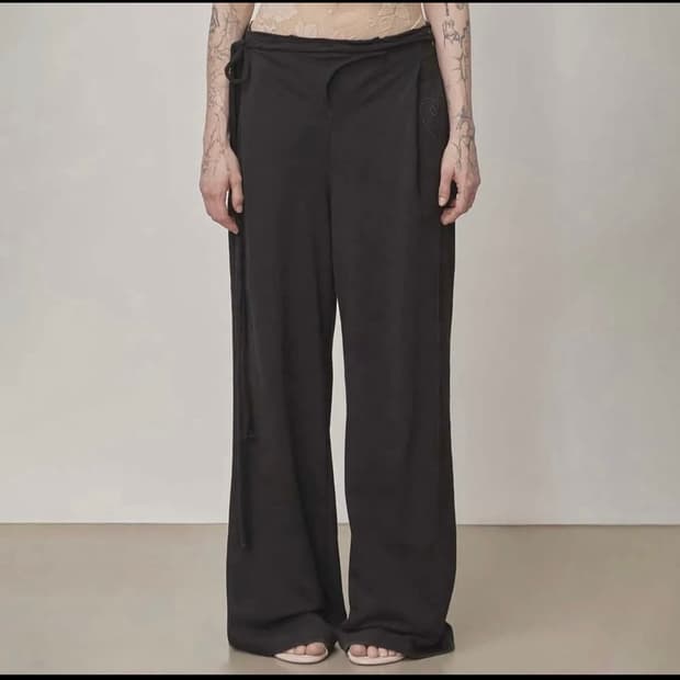 스컬프터] Wrap Sweatpants Black