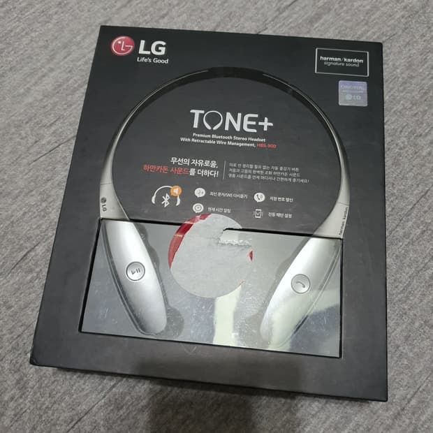 미개봉 LG 톤플러스 HBS-900 블루투스 이어폰