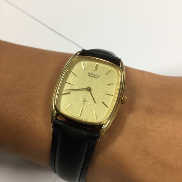 70s seiko quartz gold