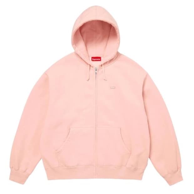슈프림 26ss 베이비핑크 후드집업 / M
