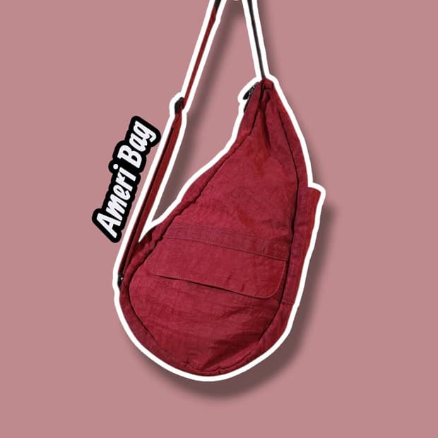 아메리백 나일론 헬시백 레드 /0618