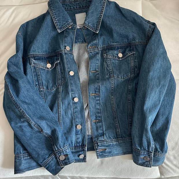 가먼트레이블 청자켓