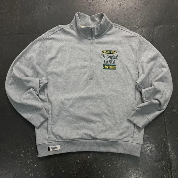 105 뉴발란스 반집업 맨투맨