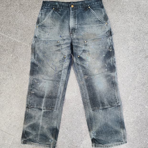 USA MADE 칼하트 더블니 34 X 30