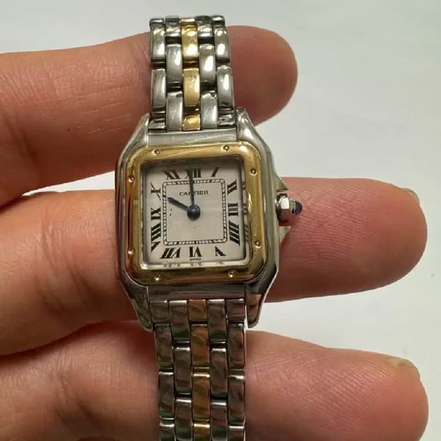 정품)까르띠에 팬더 *미니콤비* 시계