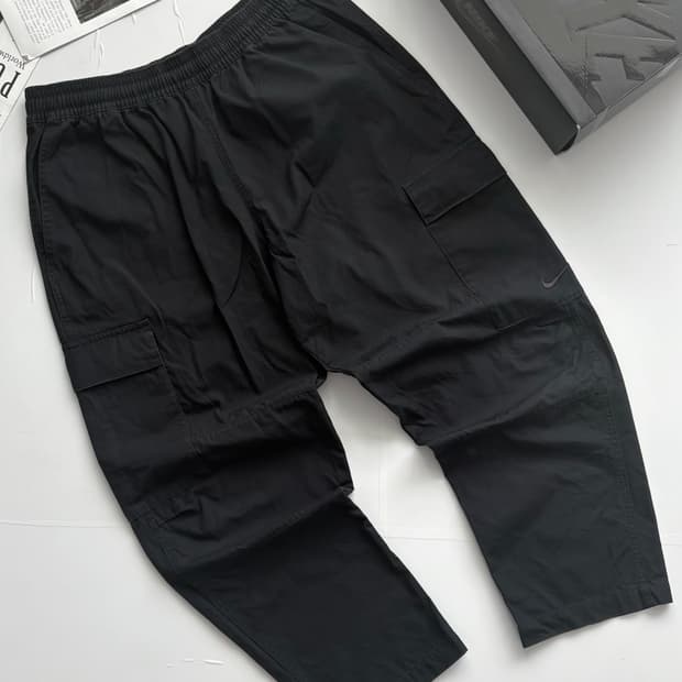 Nike 나이키 우븐 블랙 카고 팬츠