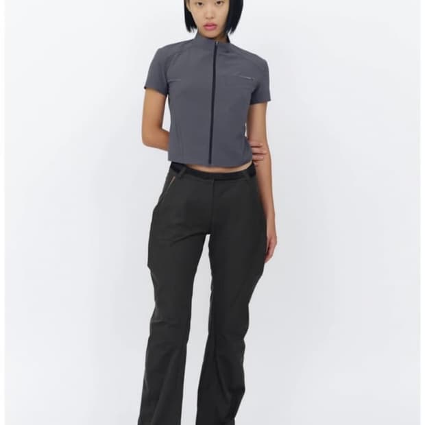 Hyein seo zip up T-shirt