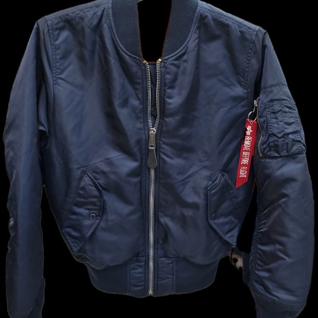 알파인더스트리 MA-1 네이비 XSMALL