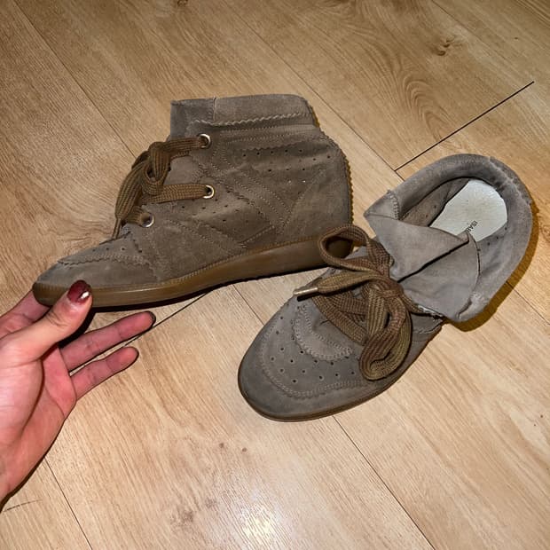 Isabel Marant 바비 웨지 스니커즈 37