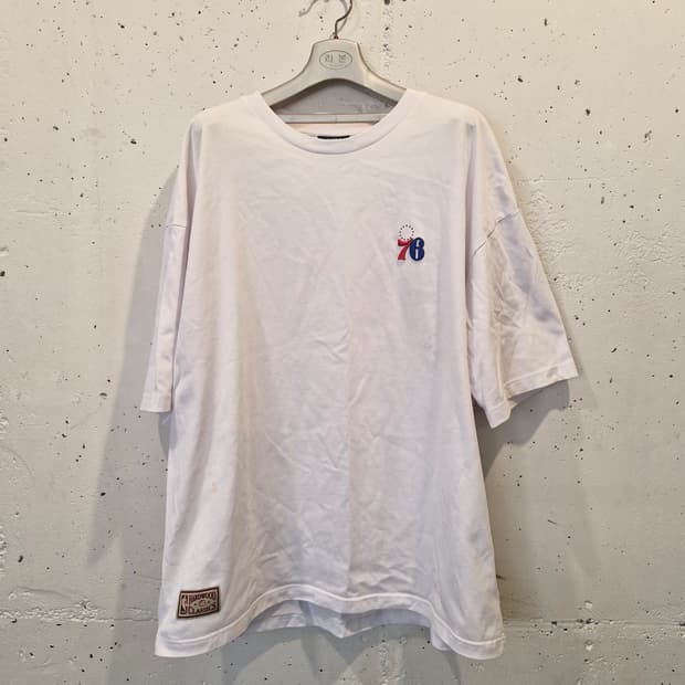 NBA 자수 로고 반팔 티셔츠 XXL