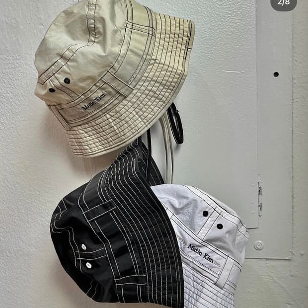 마뗑킴 마뗑 스티치 사파리 버킷햇