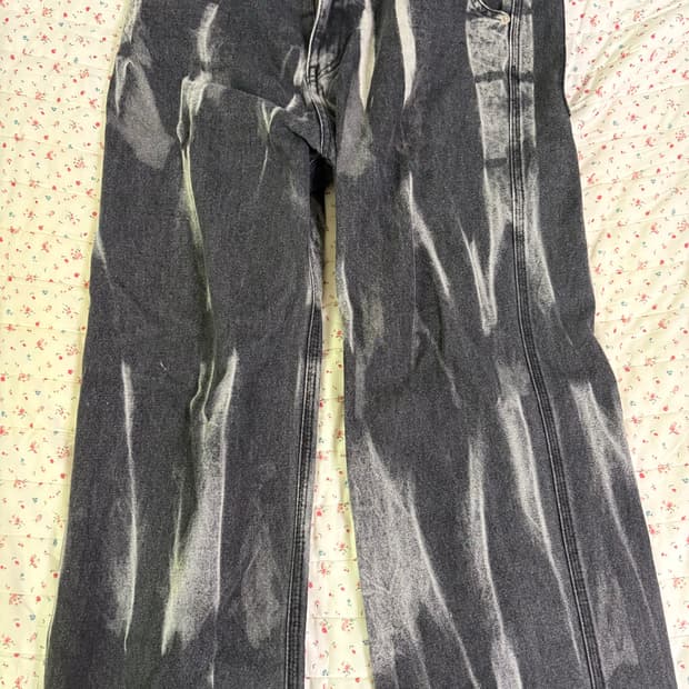 플레이버리즘 타이다이 워시드 카펜터 데님 팬츠 M