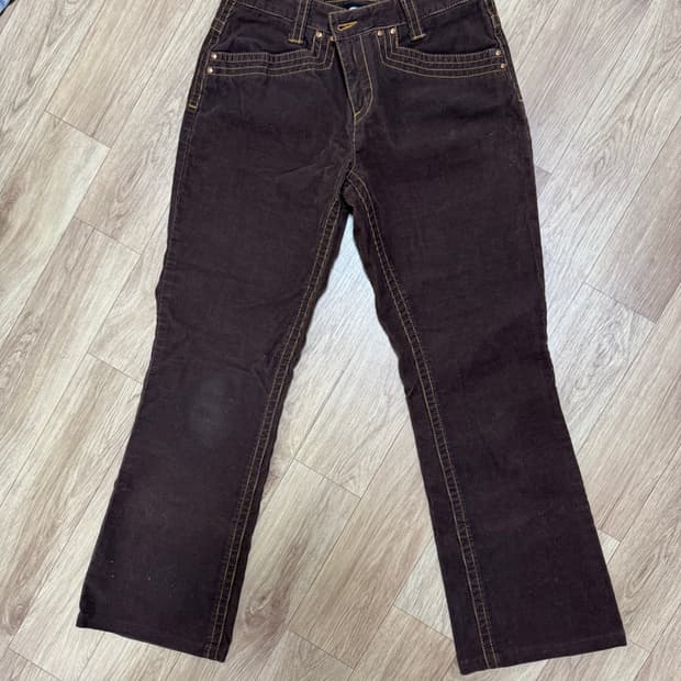 타미힐피거 로우라이즈 부츠컷 팬츠