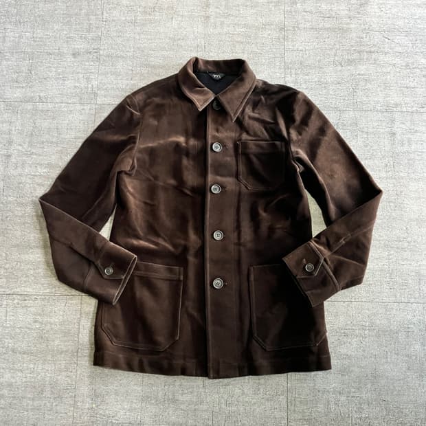 일본빈티지 Mm 올드스쿨아메카지 보헤미안 사파리 벨루어자켓