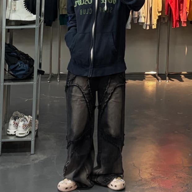 홀리스터 서프클럽 네이비 후드집업 A3010