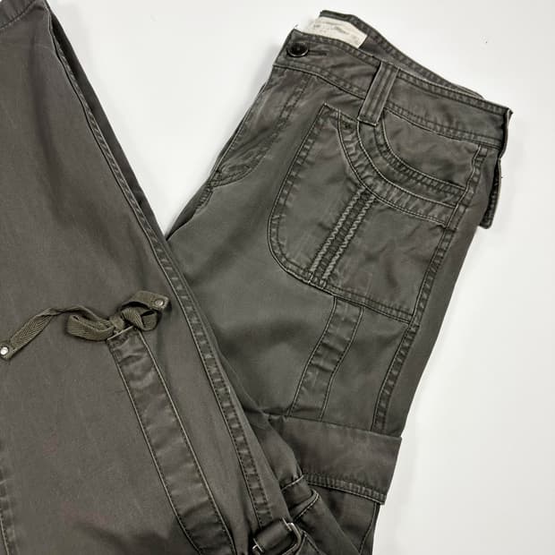 VTG 빈티지 스트레이트 카키 카고팬츠 (30인치 여성추천)