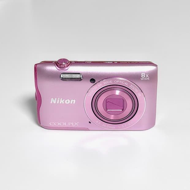 니콘 쿨픽스 A300 핑크 빈티지디카